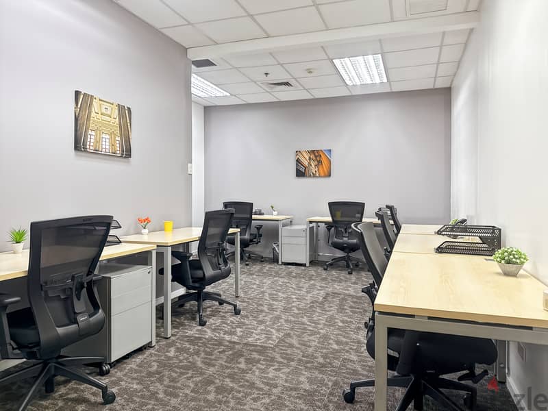 Move into ready-to-use open plan office space for 15 persons in MUSCAT, Hormuz Grand 2