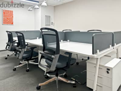 Book a reserved coworking spot or hot desk in Muscat, Pearl Square