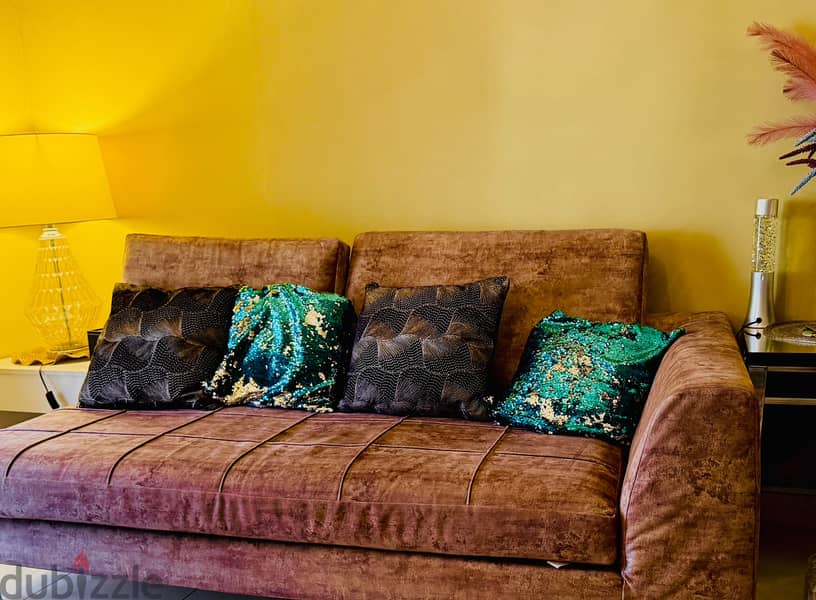 FOR SALE- SOFA BED and 2-SEATER SOFA bought from HOME CENTRE 1
