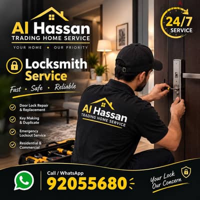 lock door open/door repair/electric lock fix/locksmith/carpenter/