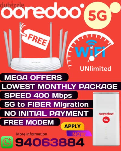 ooredoo internet connection