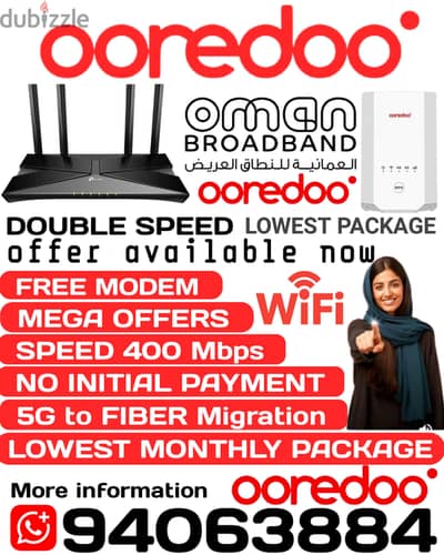 ooredoo internet connection
