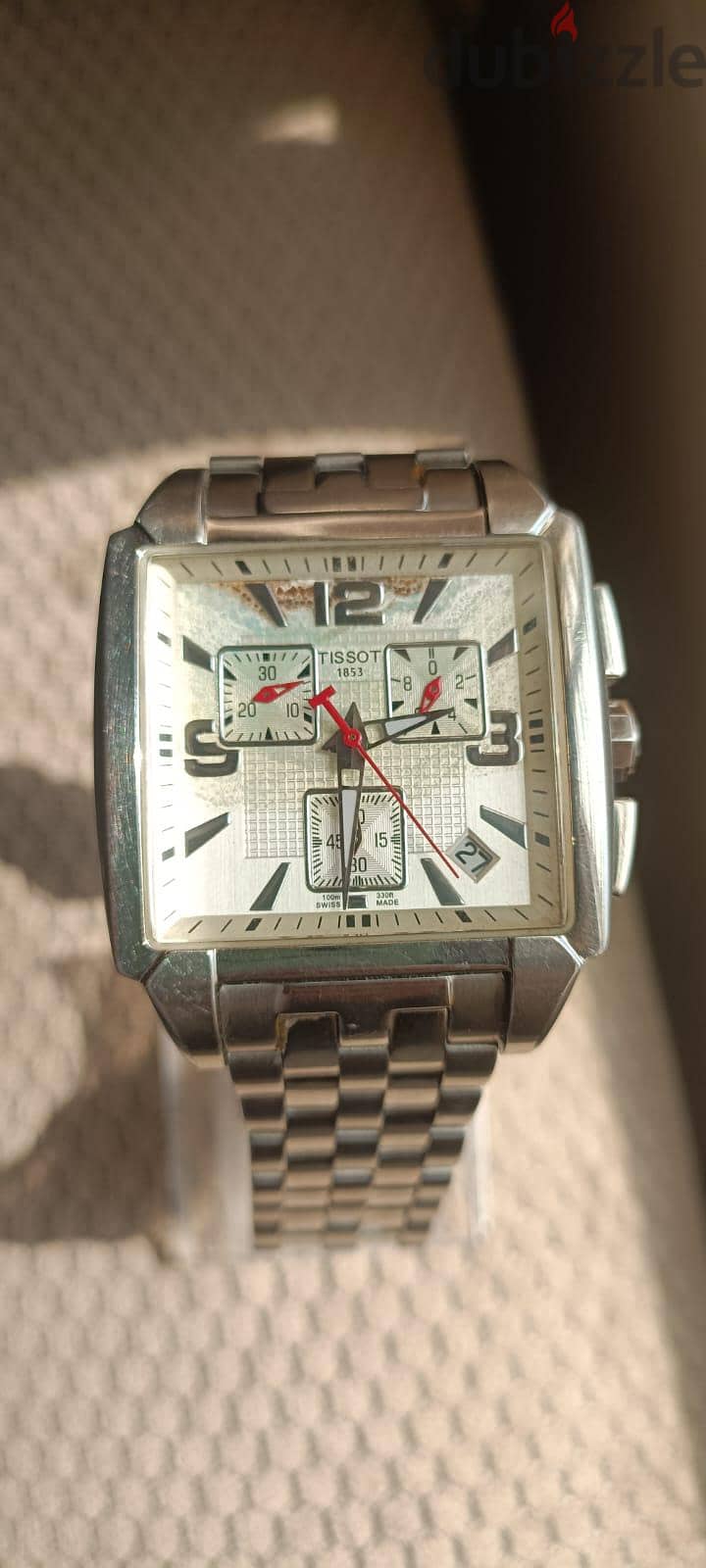 Tissot. Quartz . swiss. الكرونوغراف. مودبل. كوادراتو . . . . تيي 3