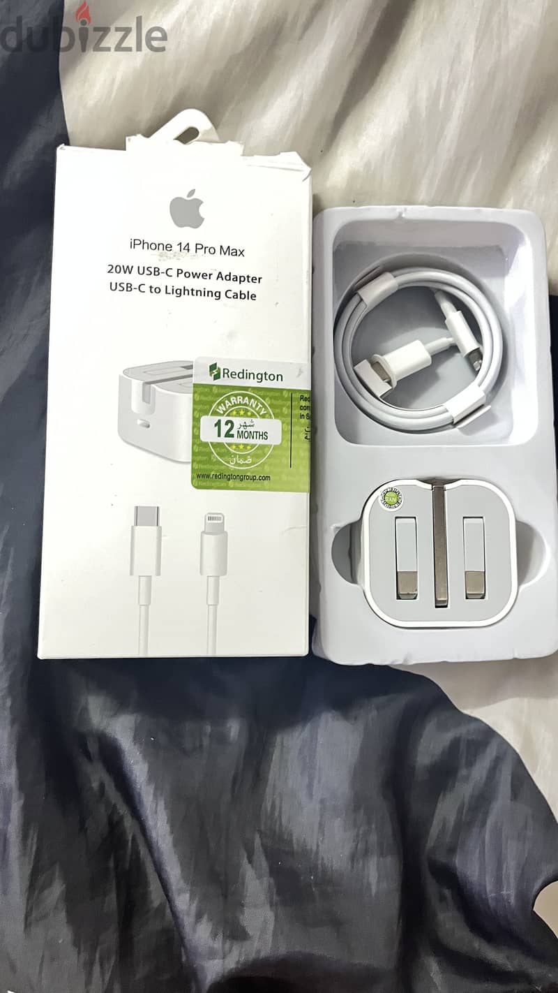 ORIGINAL APPLE 20W USB C TYAP POWER ADAPTER AND LIGHTING CABLE (1M) 2