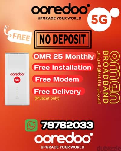 ooredoo internet connection