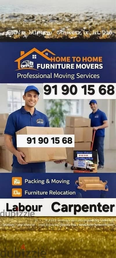All Muscut Movers house shifting Labour carpenter truck available