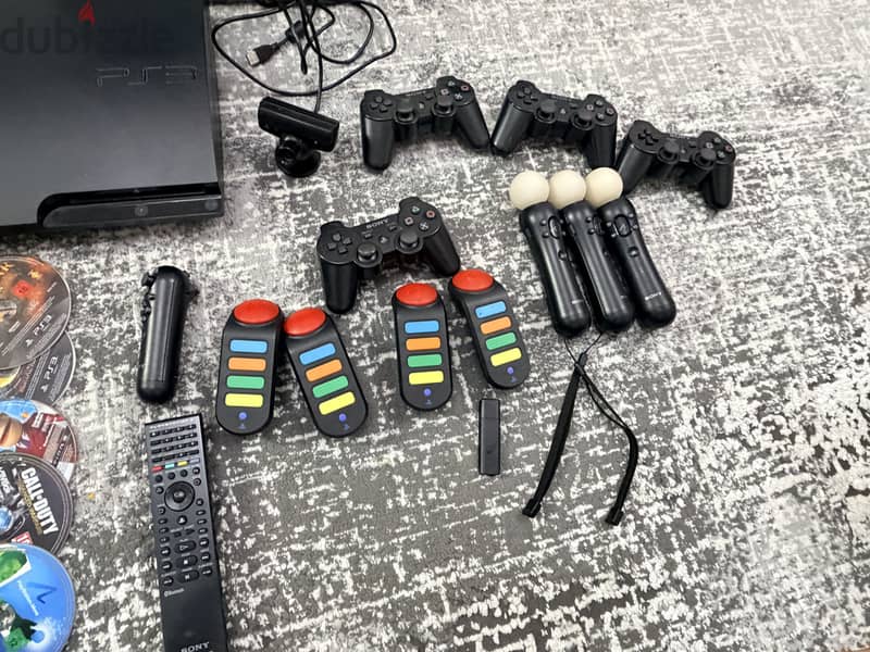 PS3 with all the attachments 2