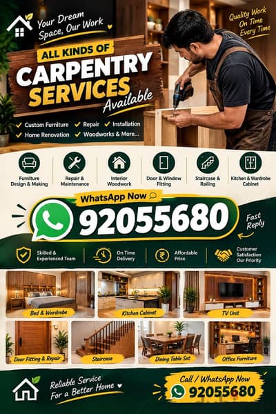 carpenter/furniture,IKEA fix repair/curtain,TV fix in wall/drilling