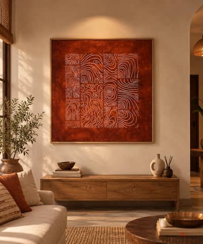 Handmade Textured Abstract Painting 
