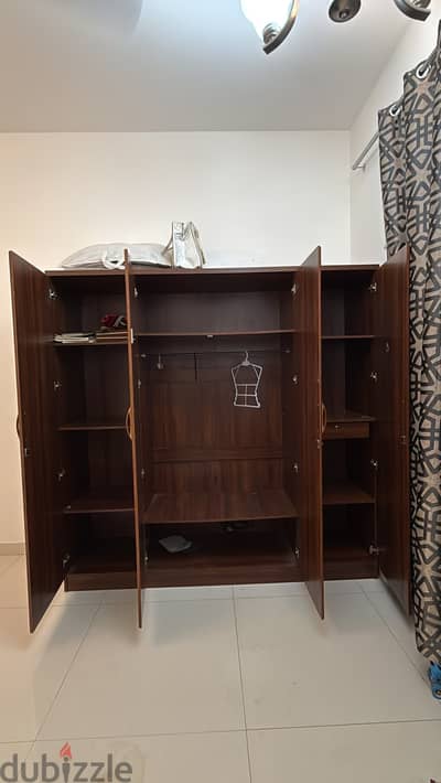 Four doors wardrobe