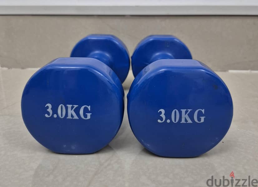 3 kg weight dumbells 2