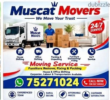 professinal Movers & packer all oman,dubai salalah