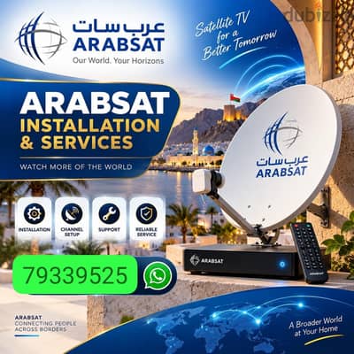 satellite dish antenna technician selling nilsat arbsat Airtel