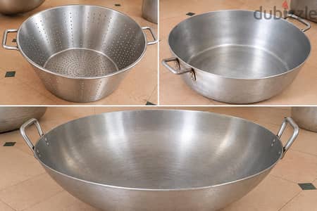 Large Aluminum Kadai / cooking pan