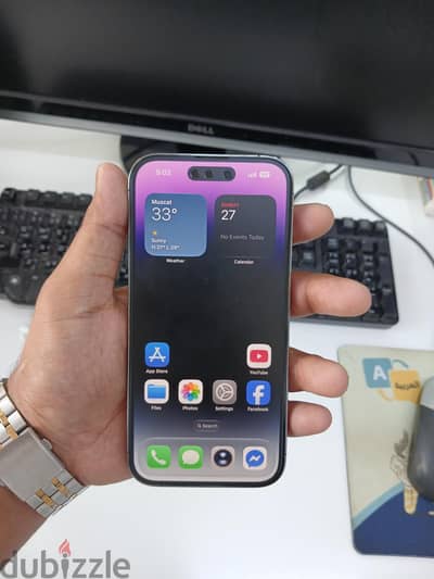 Iphone 14 pro 256 gb Battery 93% fresh condition