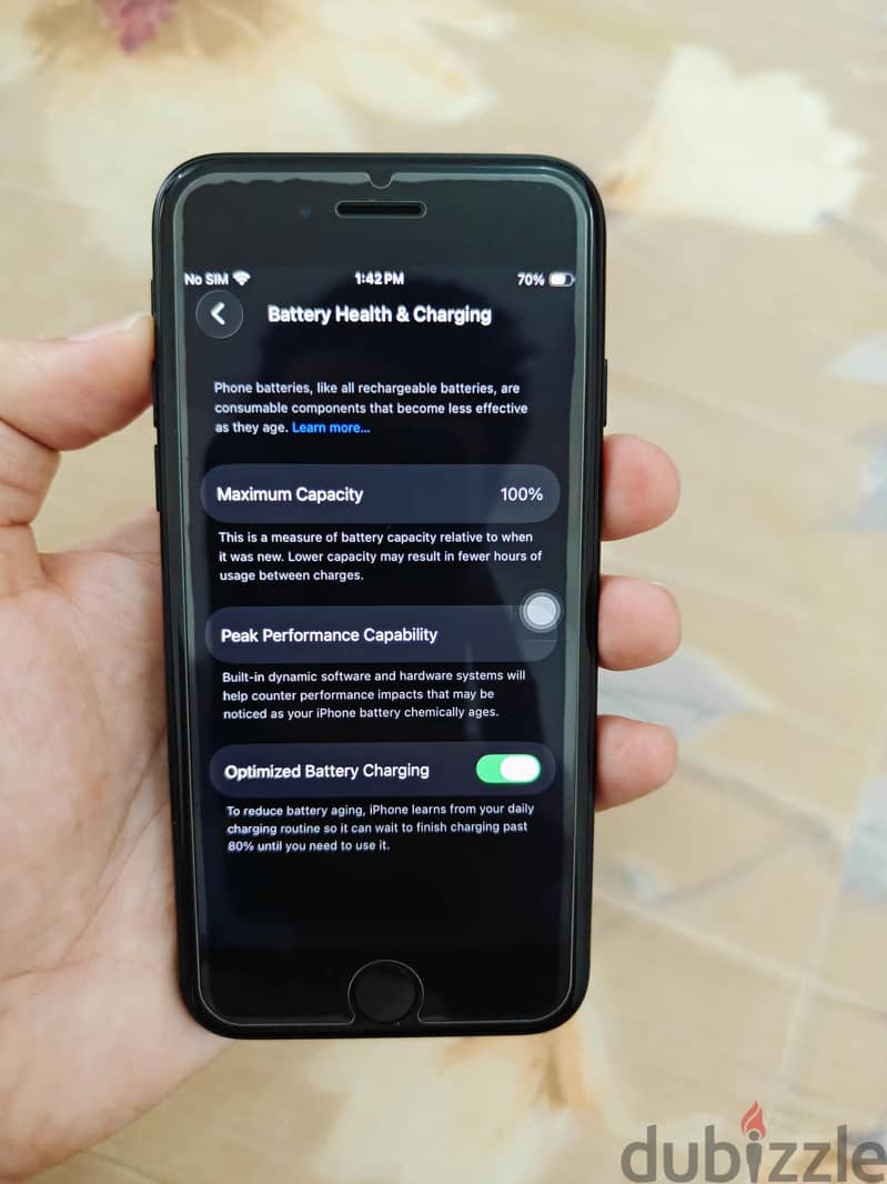 iPhone SE 3rd - Black - 100% Battery 3
