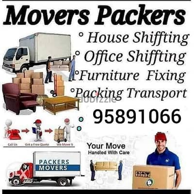 movers and Packers house shifting office shifting Villa shifting store