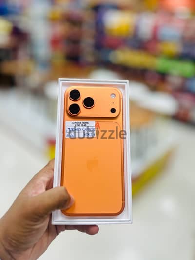Apple - iPhone 17 Pro Max-512 GB - Box piece- Great & nice phone ايفون
