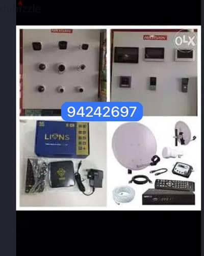satellite dish antenna technician selling nilsat arbsat Airtel