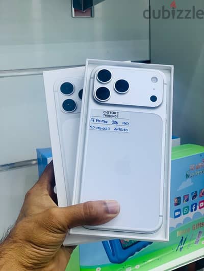 Apple - iPhone 17 Pro Max-256 GB- 100% BH - Nice device for sale ايفون