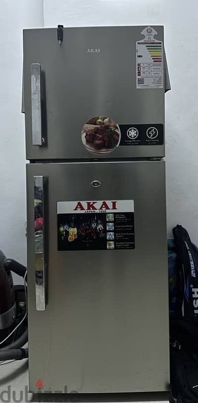 Akai refrigerator with warranty