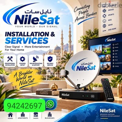 satellite dish antenna technician selling nilsat arbsat Airtel