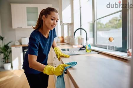 female house cleaner service available, part time work,per hour 3 rial