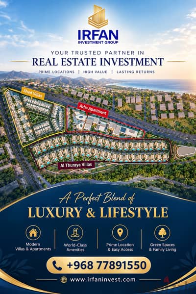 Two-bedroom freehold apartment at an exceptional price—limited time offer—in Sultan Haitham City.