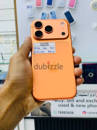 Apple - iPhone 17 Pro -256 GB - Nice phone - warranty 3/27 ايفون