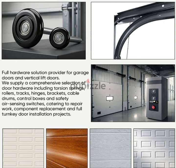 باب سريع الحركة ذو سرعة عالية  جديد وإصلاحSliding Gate Motor New & Repair Swing Doors 4