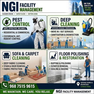 Complete Property Care by NGI – Clean, Protect & Restore!