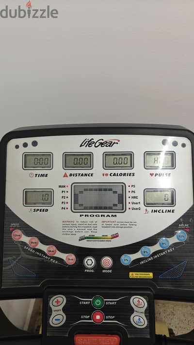 Treadmill Lifegear brand, good condition.