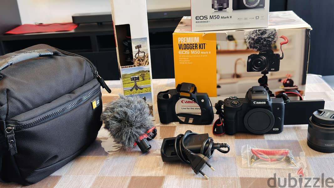 Rarely used Canon EOS M50 Mirrorless Mark II Csmera 4