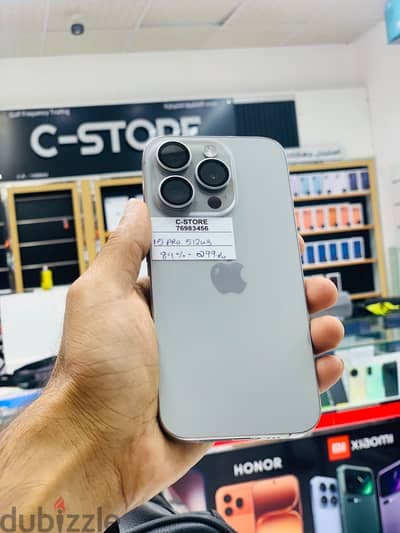 Apple - iPhone 15 Pro -512 GB - Fantastic performance phone ايفون