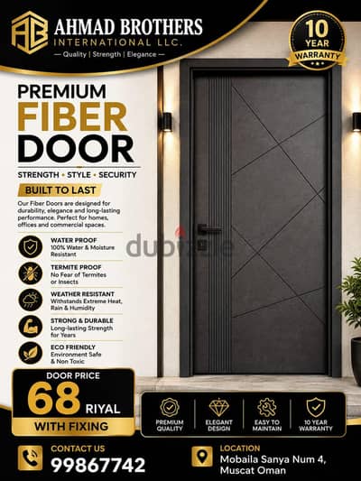 fiber cast Aliminum Door