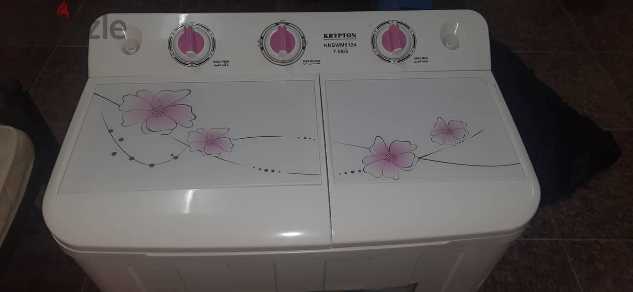 semi automatic washing machine 7.5 1
