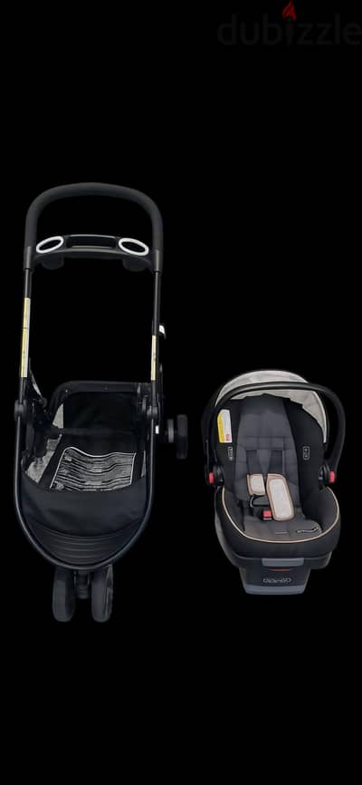 GRACO Baby stroller + car seat in a very good condition