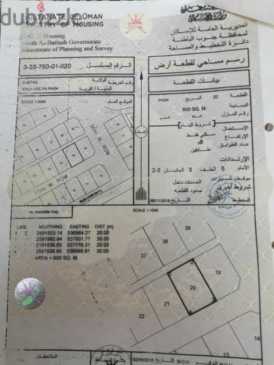 ارض سكني العراقي الرستاق