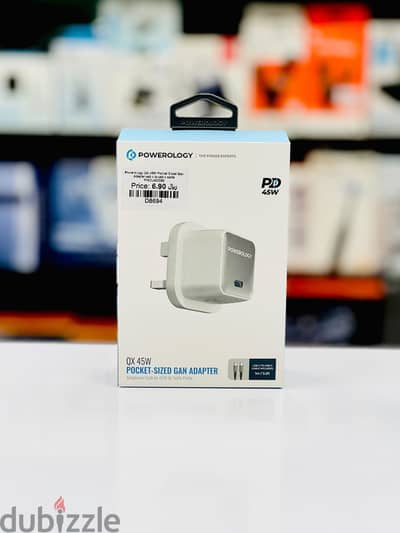Brand New Powerology PD 45W Charger in Oman | Portablility | Call: 94333521