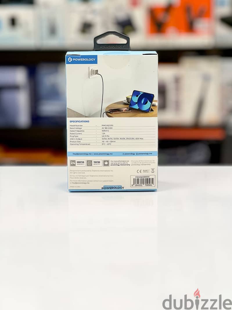 Brand New Powerology PD 45W Charger in Oman | Portablility | Call: 94333521 1