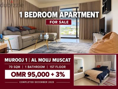 1 BedRoom Apartment in Murooj 1, Al Mouj Muscat | 70 sqm | for sale