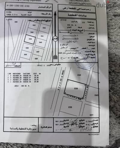  For Sale | Residential Land in Taymsa – Nizwa 