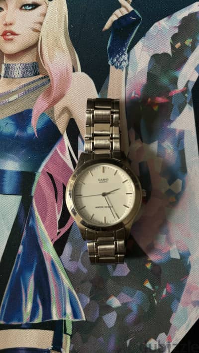 Vintage Casio MTP-1128 Analog Dress Watch (Module 1330).