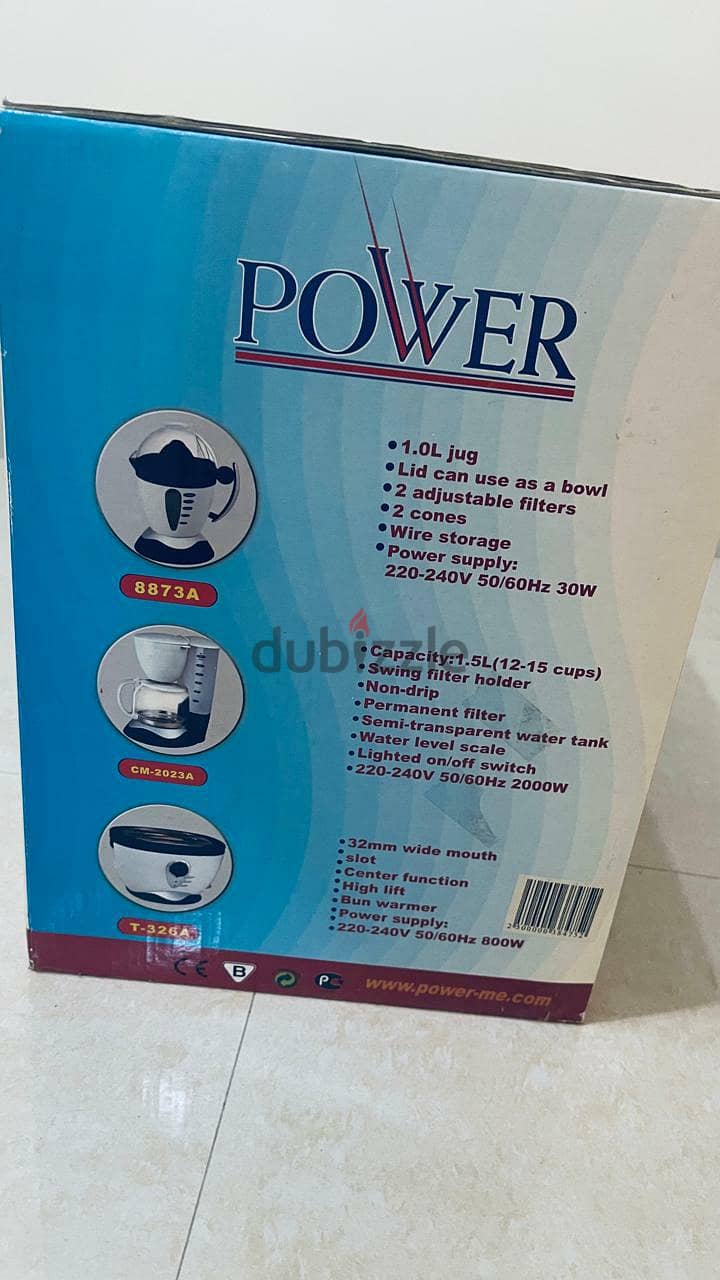 Power Brand Breakfast Set - Toaster ,Juicer and Electric Kettle 7