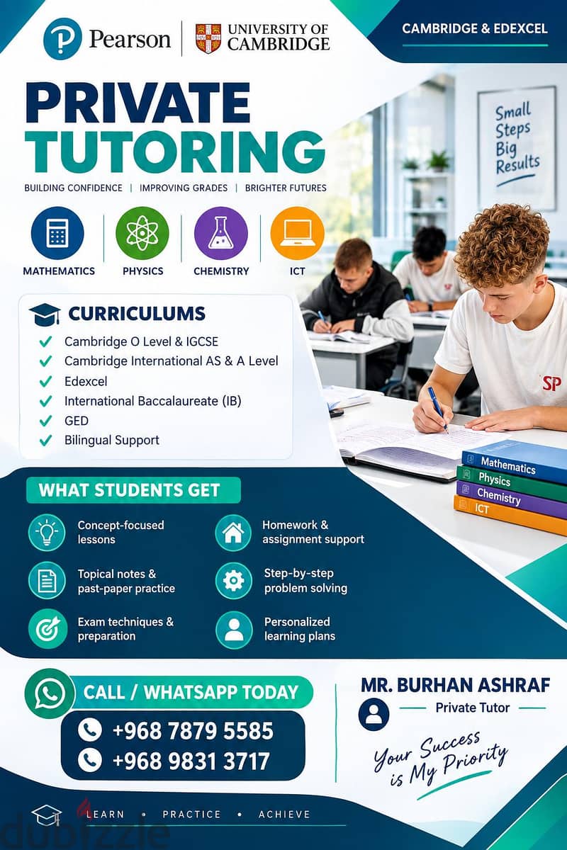 SECONDARY TEACH  MATHMETICS PHYSICS CHEMISTRY OLEVELS. IGCSE. ALEVELS 8