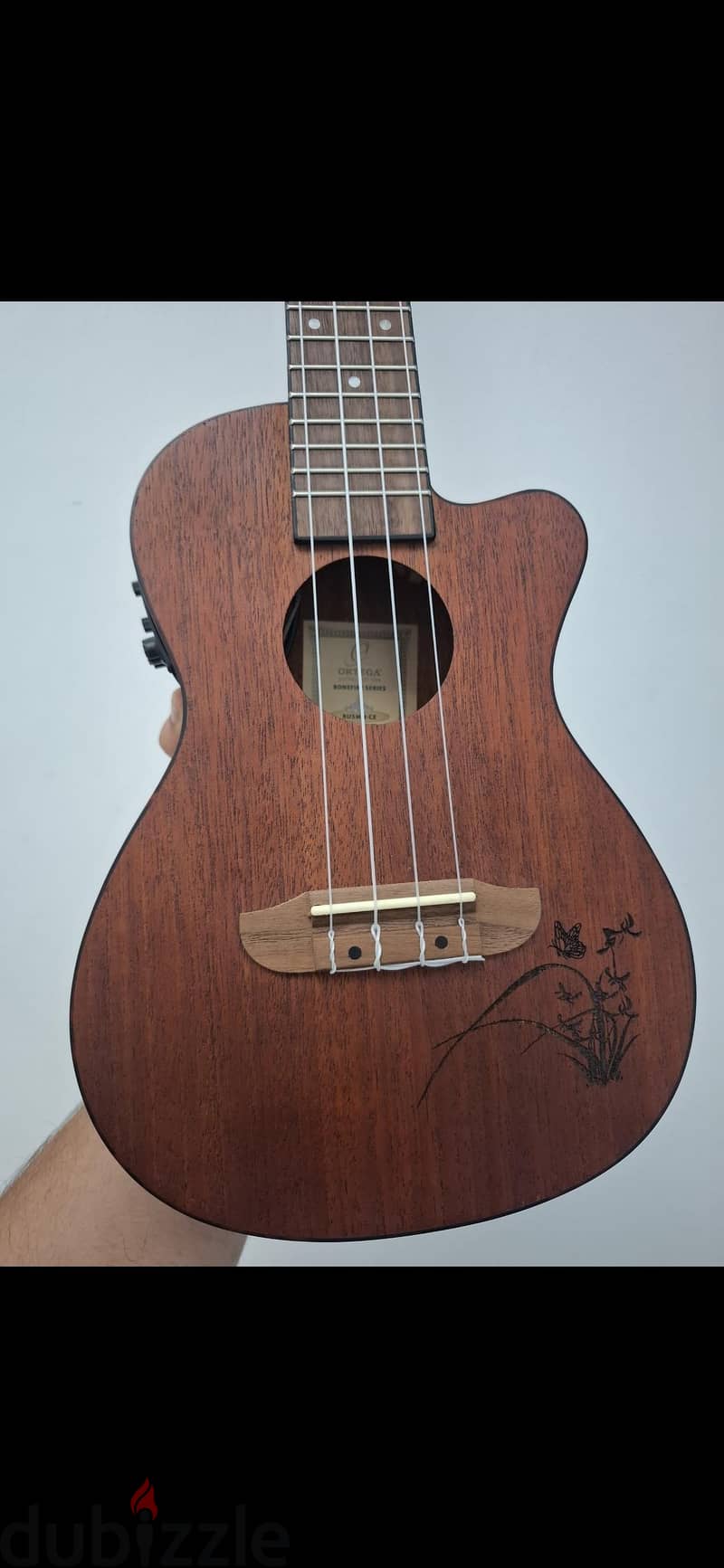 Ortega RU5MM-CE Bonfire Series Concert Ukulele with built-in-tuner 13