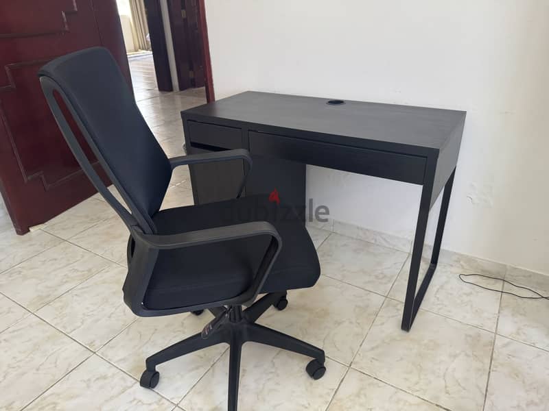 Like New computer table with chair for sale 1
