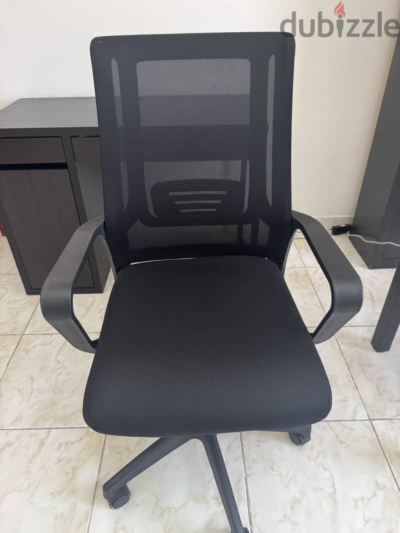Like New computer table with chair for sale 3