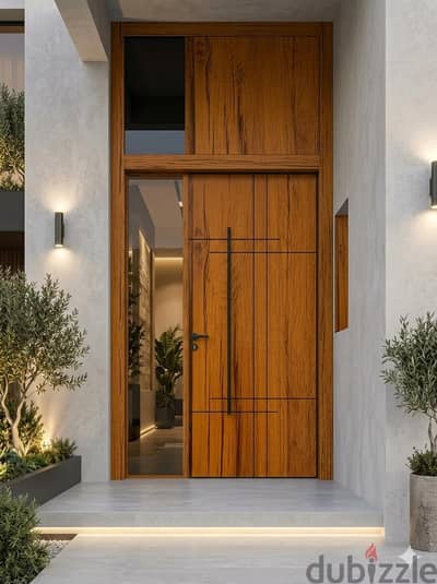 cladding pivot door