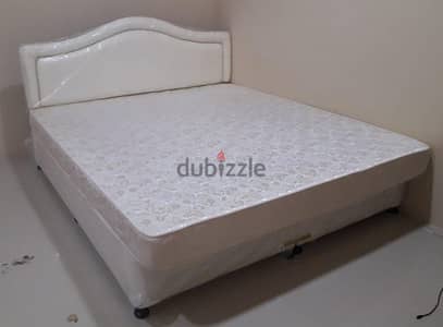 Urgent-Double Bed only-Sohar Poly- without Mattress, 180x180 cm, USED like New in "Excellent" condit